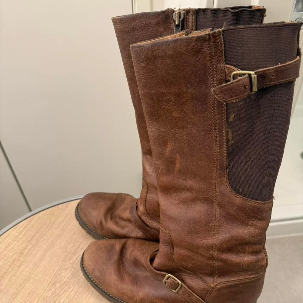 Ariat Leather Waterproof Riding Boots • Brown • Style 10018226